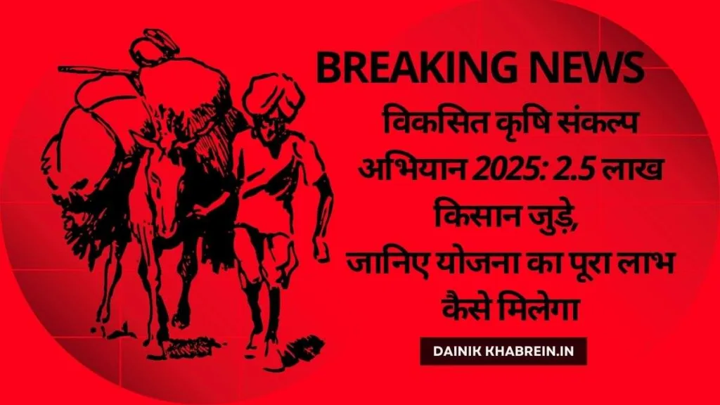Vikasit Krishi Sankalp Abhiyan 2025 Kisan Laabh